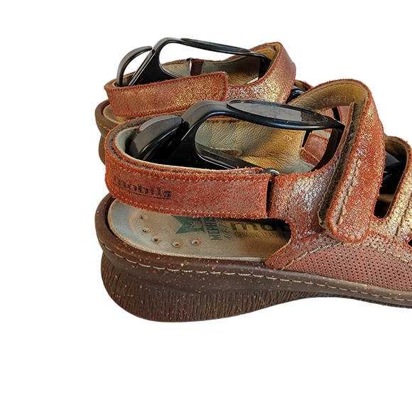 Mephisto Mobils Shimmer Leather Fall 3 Season Sandal Women's 38 EU - Picture 7 of 14